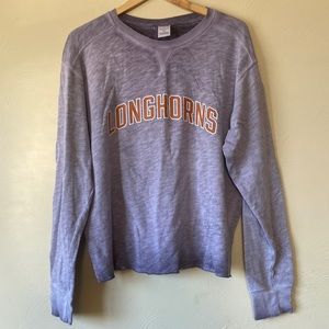 Longhorns woman’s medium pull over sweater
